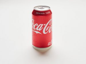 Can of Coke at Cafe Madeleine